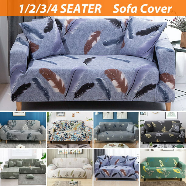Details about   1234 Floral Elastic Sofa Cover Slipcover Stretch Couch Furniture Chair Protector